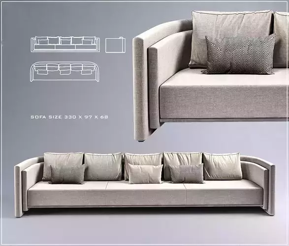 NOMAD SOFA 3D model