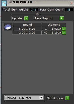 Round Diamond Ring 1621 3D print model_5