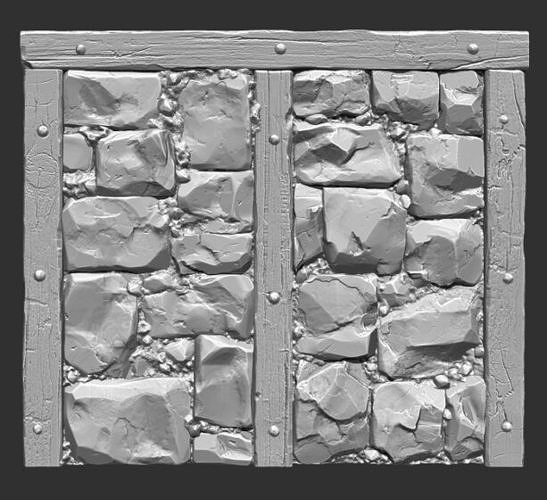 Medieval Wall 1 3D model