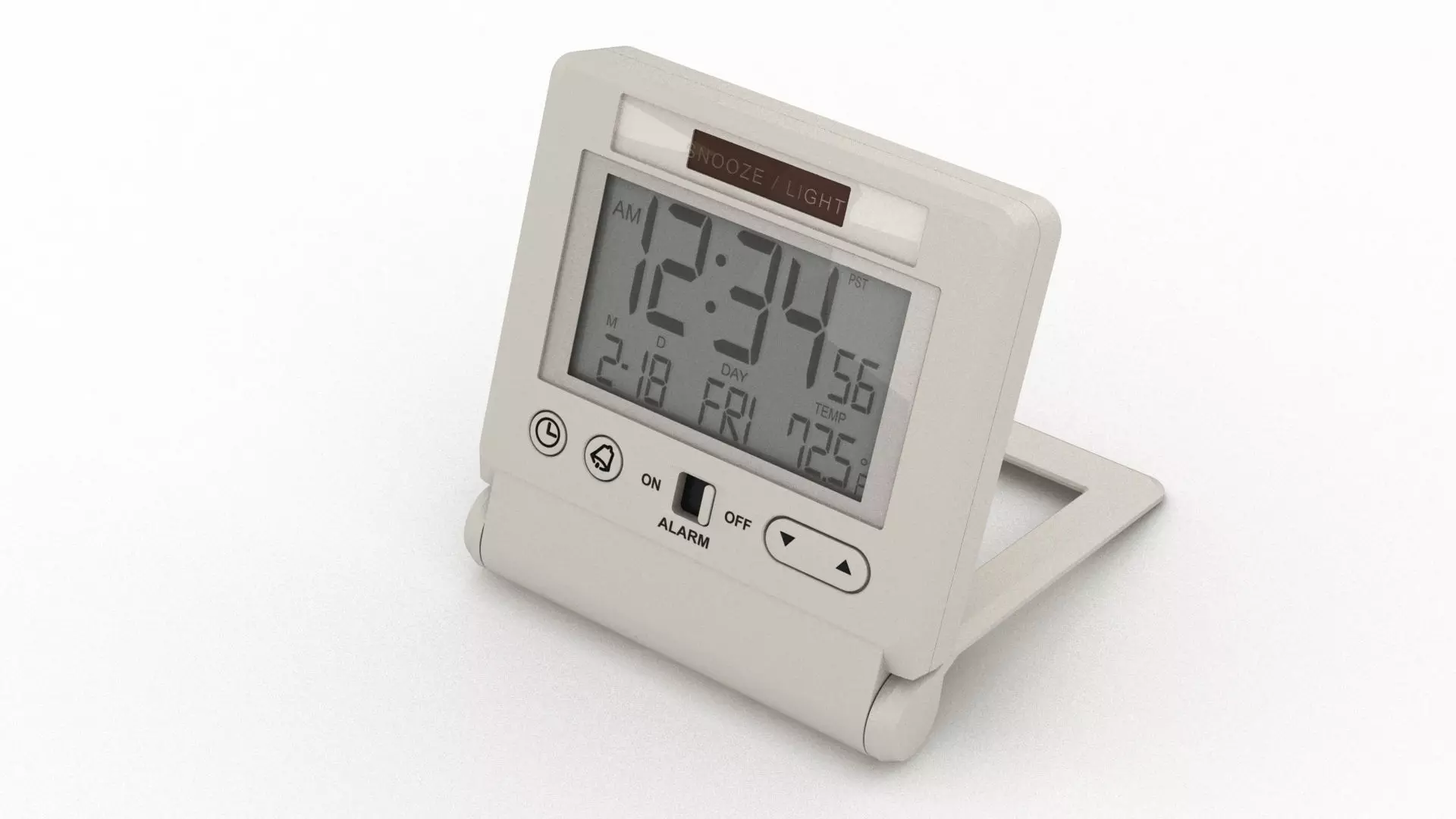 Digital Alarm Clock 3D model