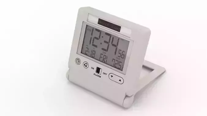 Digital Alarm Clock 3D model