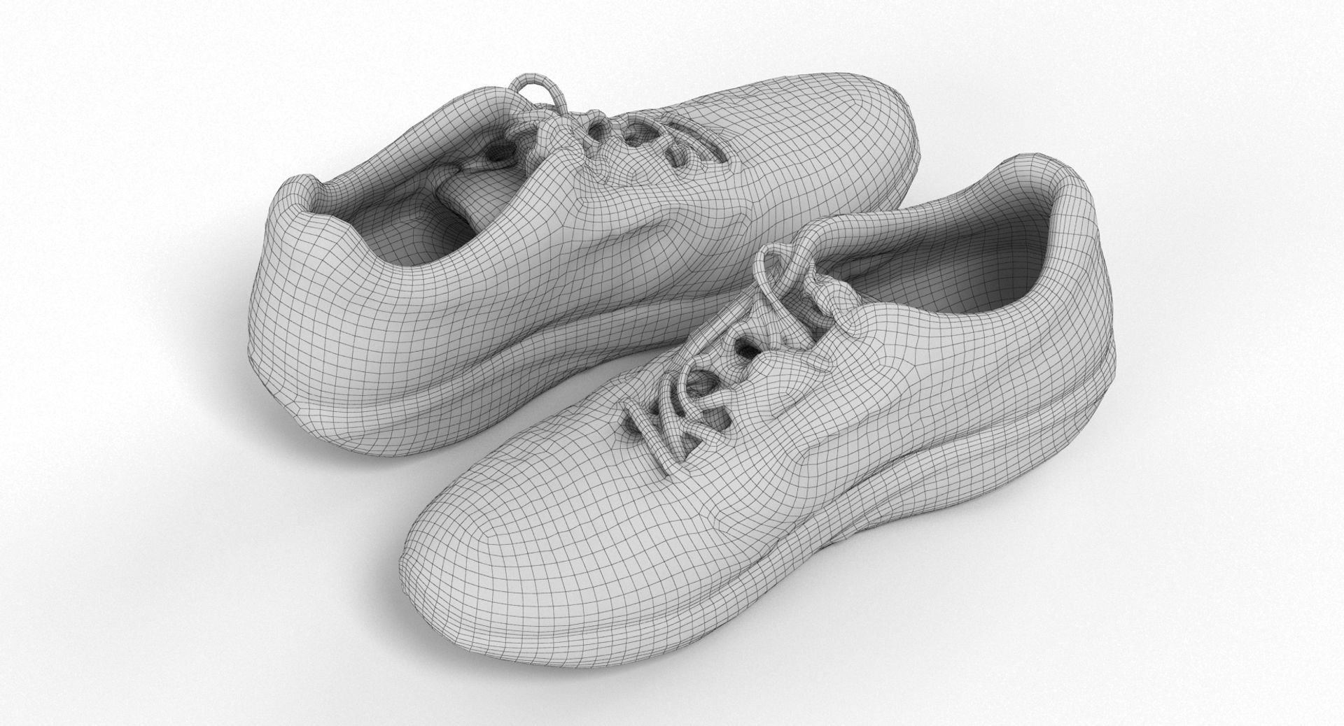 Running Shoes 3D model_1