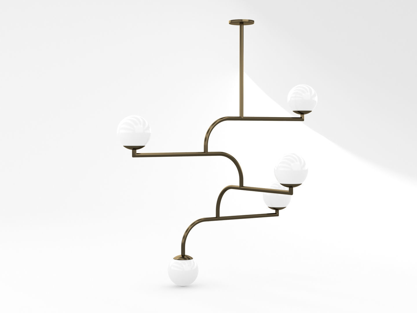 Decorative Ceiling Light Fixture 002 3D model_4