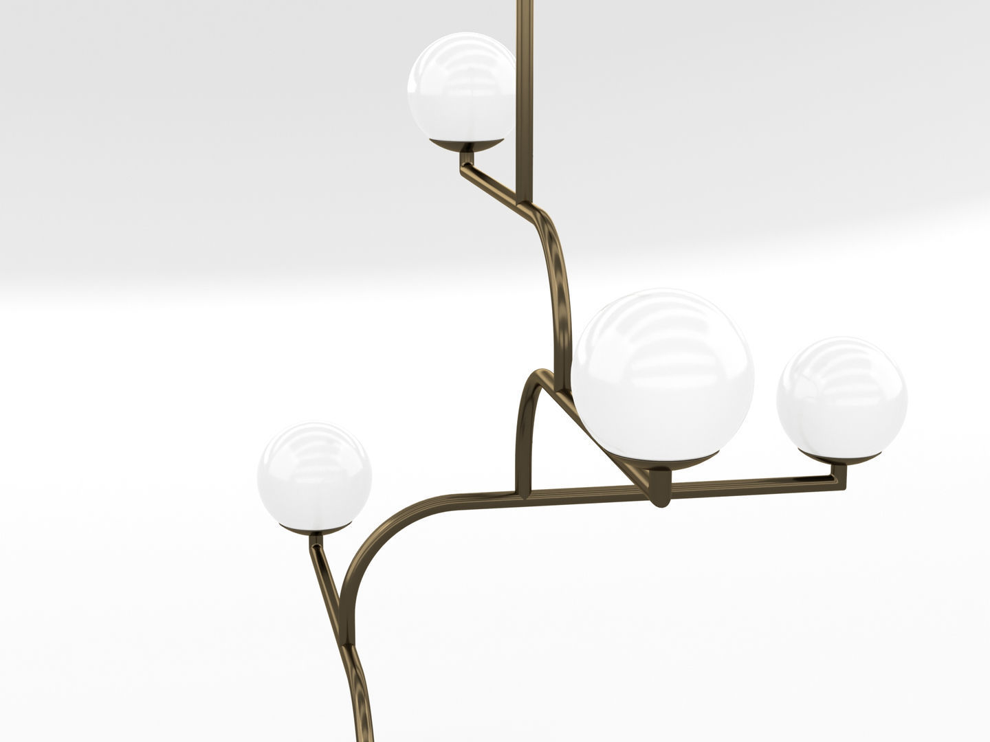 Decorative Ceiling Light Fixture 002 3D model_5