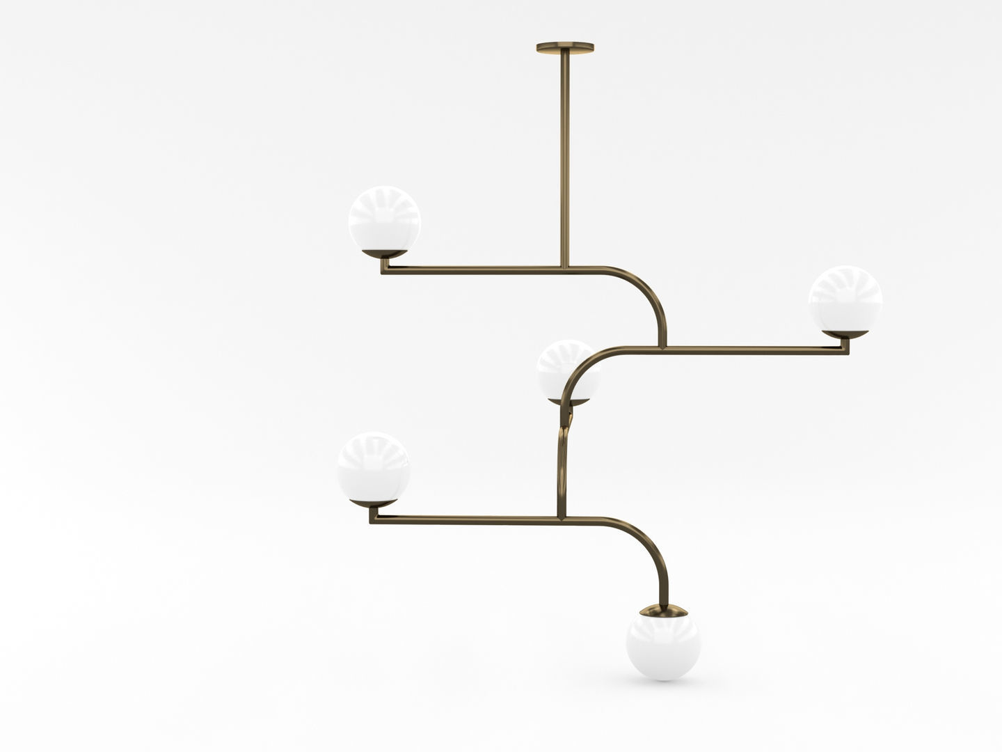 Decorative Ceiling Light Fixture 002 3D model_6