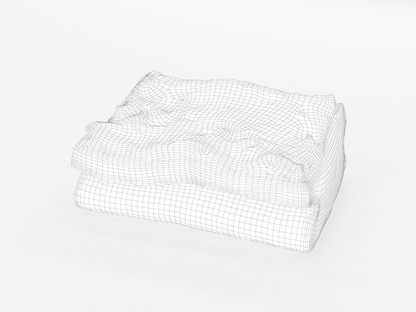 Used Sponge Scourer 3D model_11