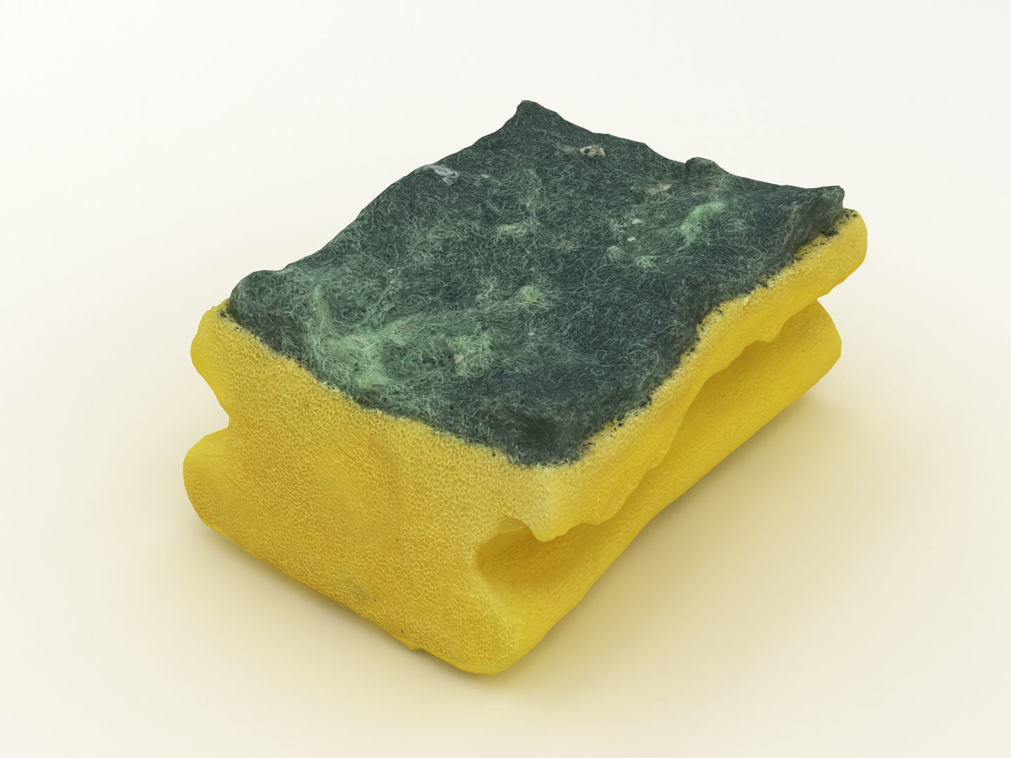 Used Sponge Scourer 3D model_3