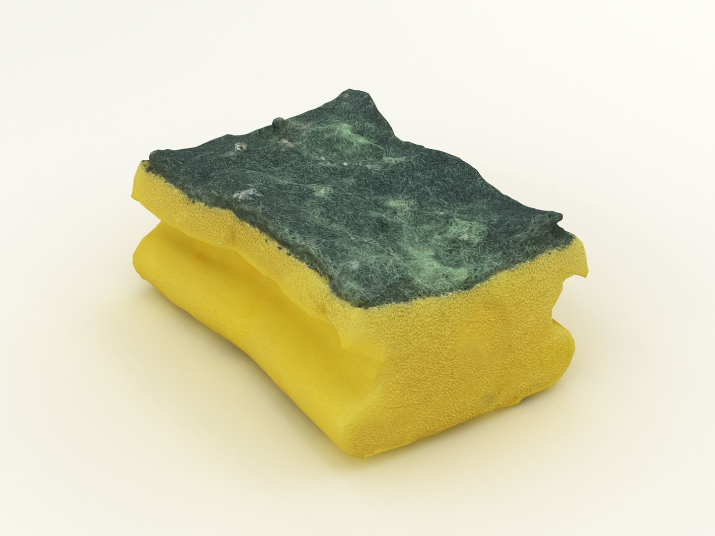 Used Sponge Scourer 3D model_4
