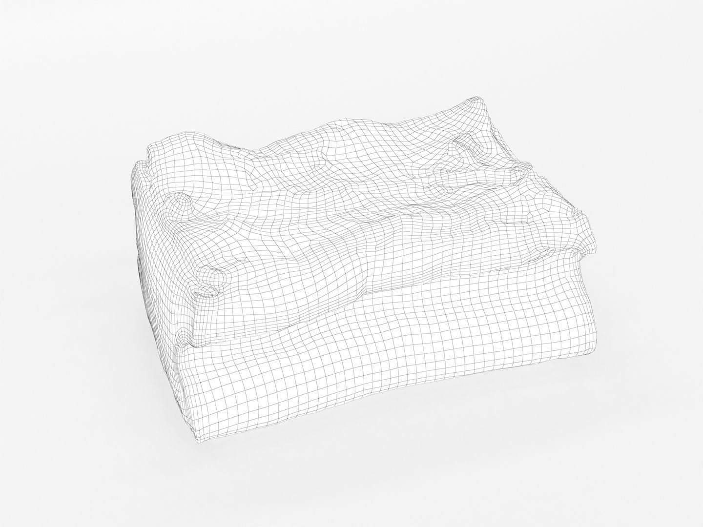 Used Sponge Scourer 3D model_14