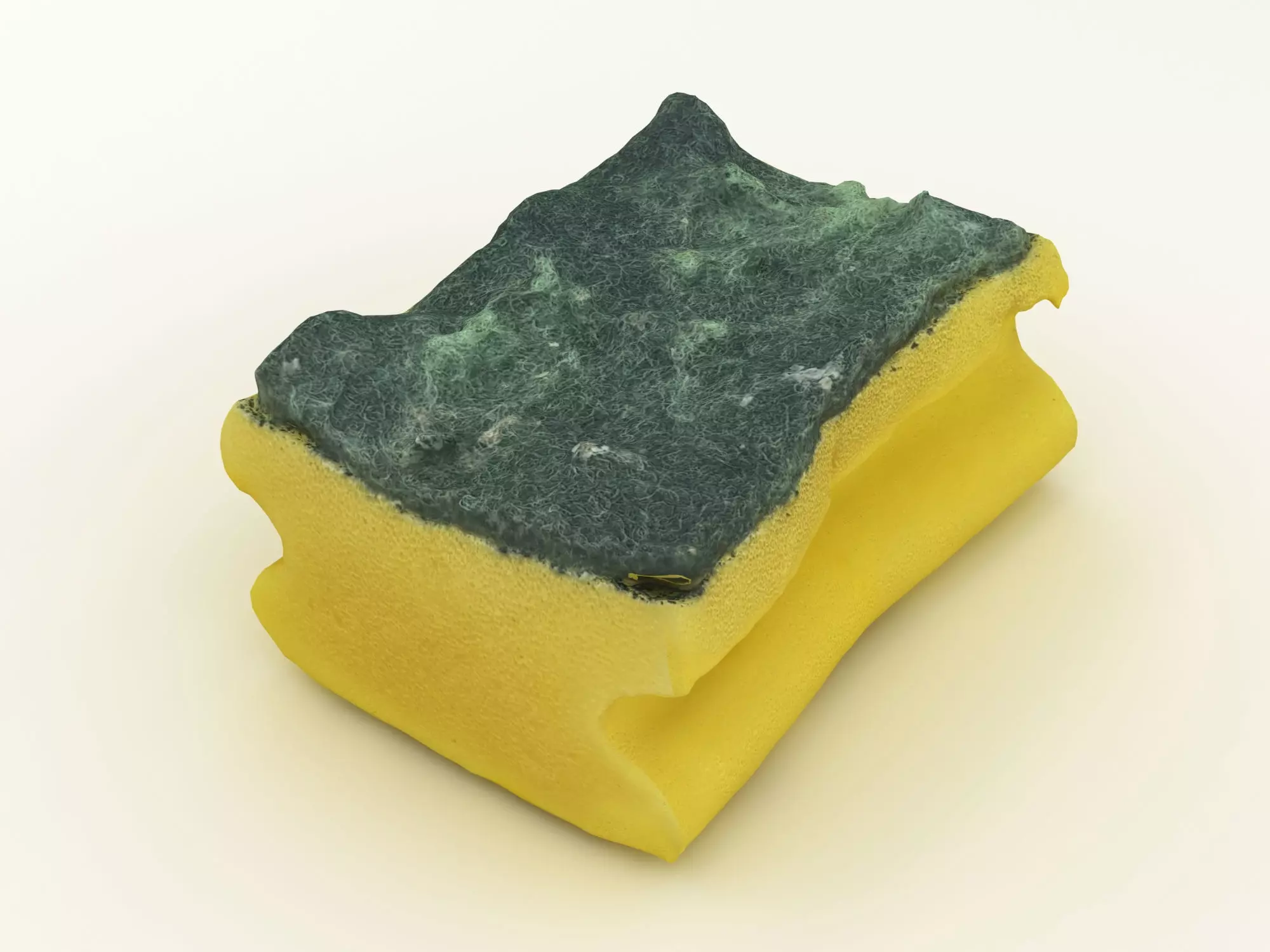 Used Sponge Scourer 3D model_0