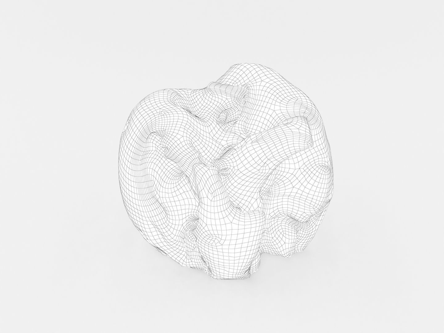 Driftwood walnut 3D model_11