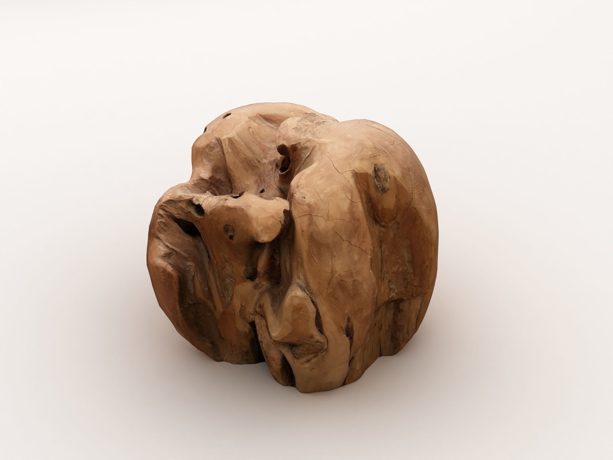 Driftwood walnut 3D model_5