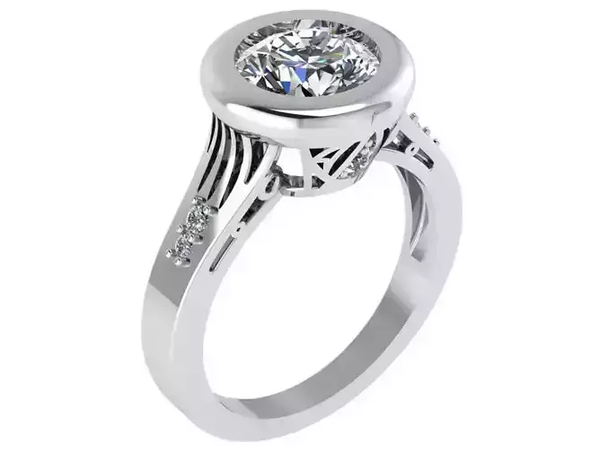 Round Diamond Ring 1648