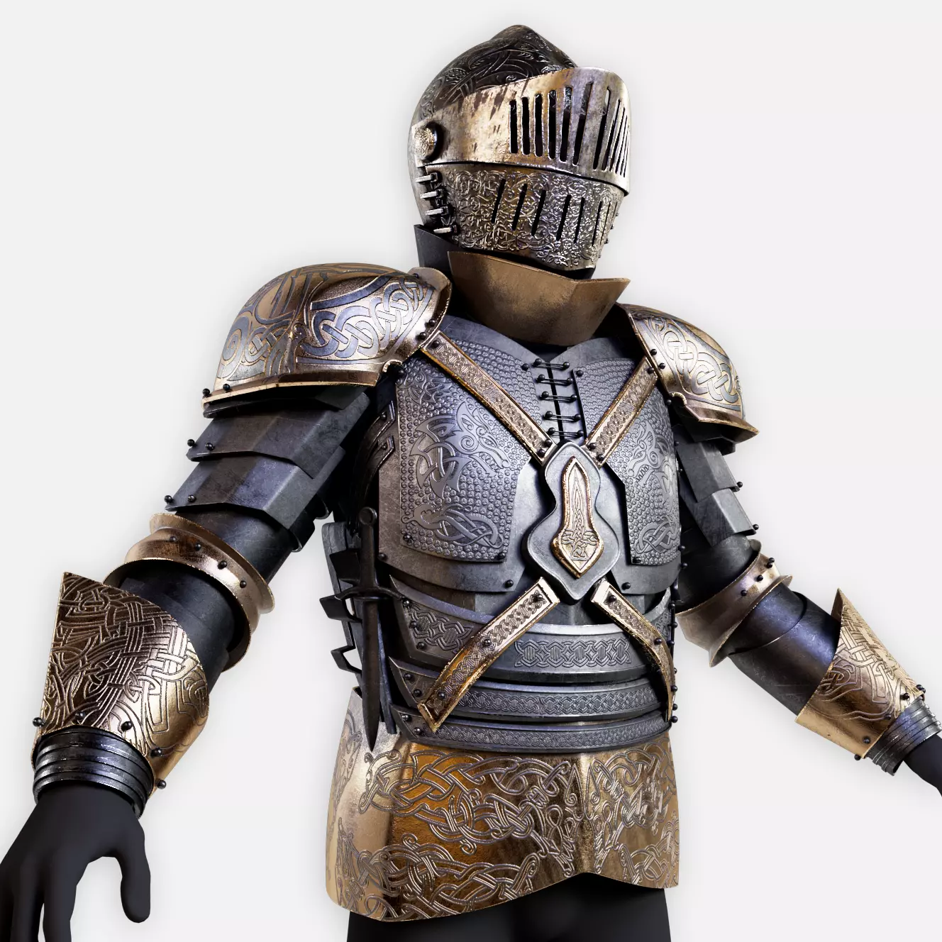 Armor Set 3D model_0
