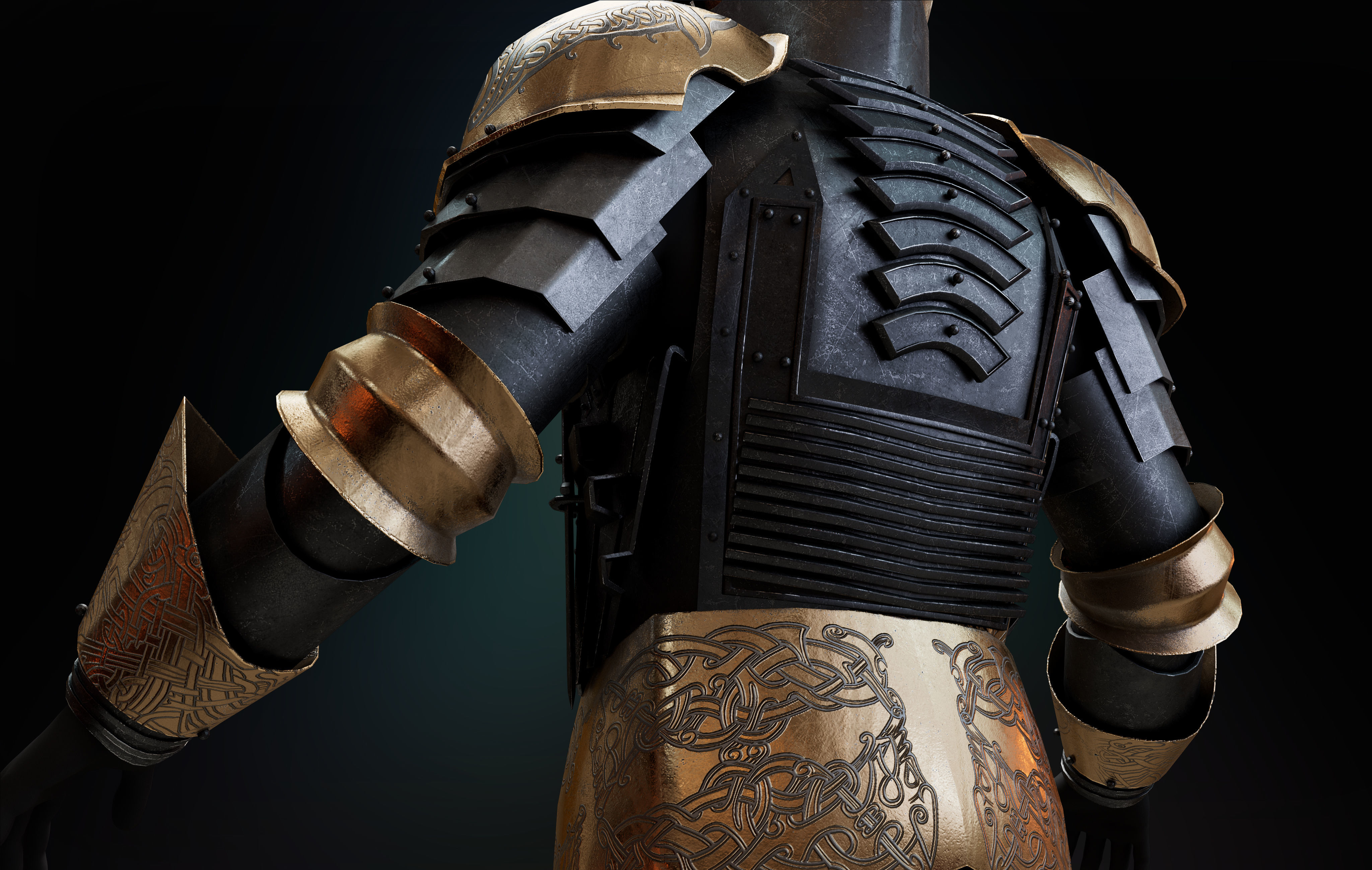 Armor Set 3D model_8