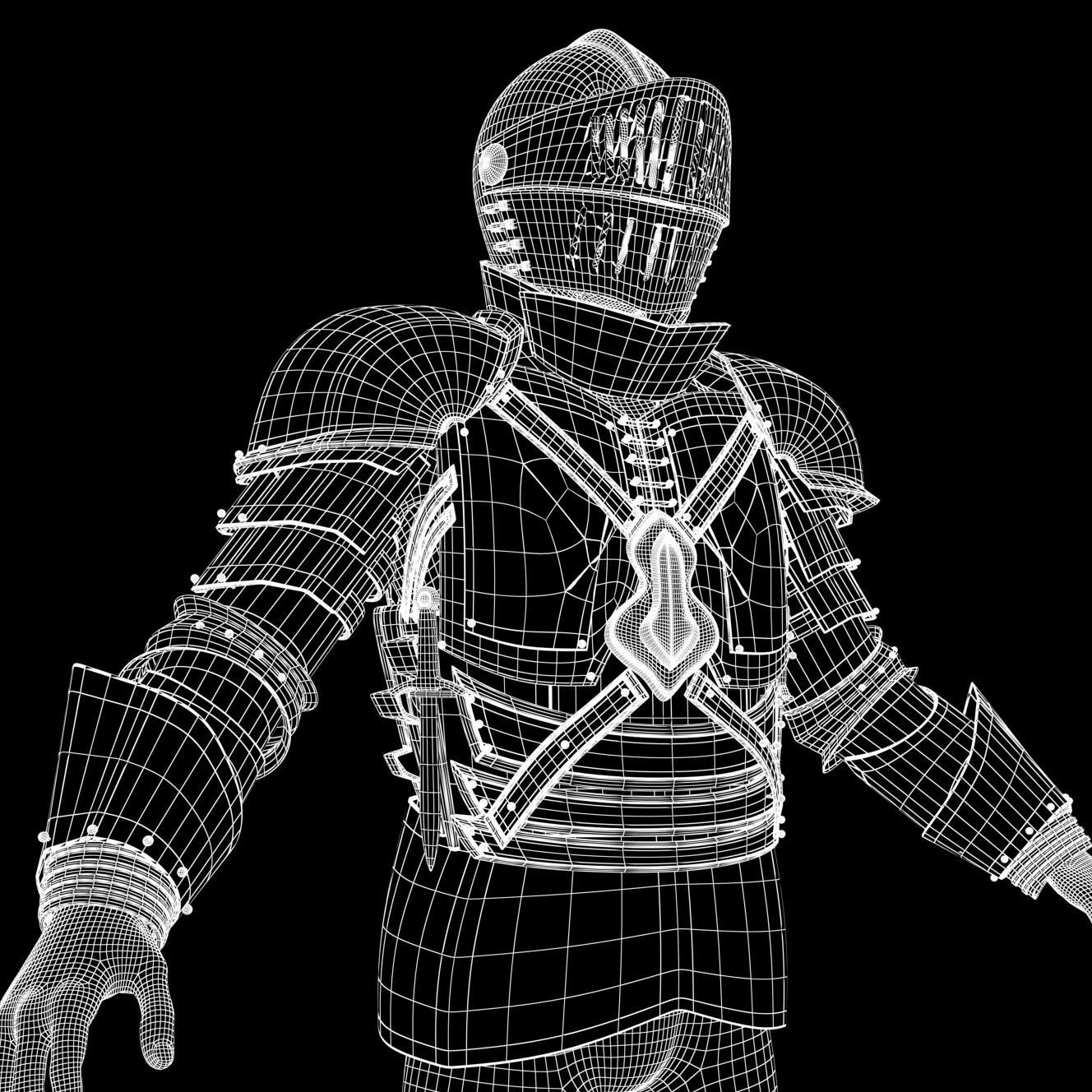 Armor Set 3D model_14