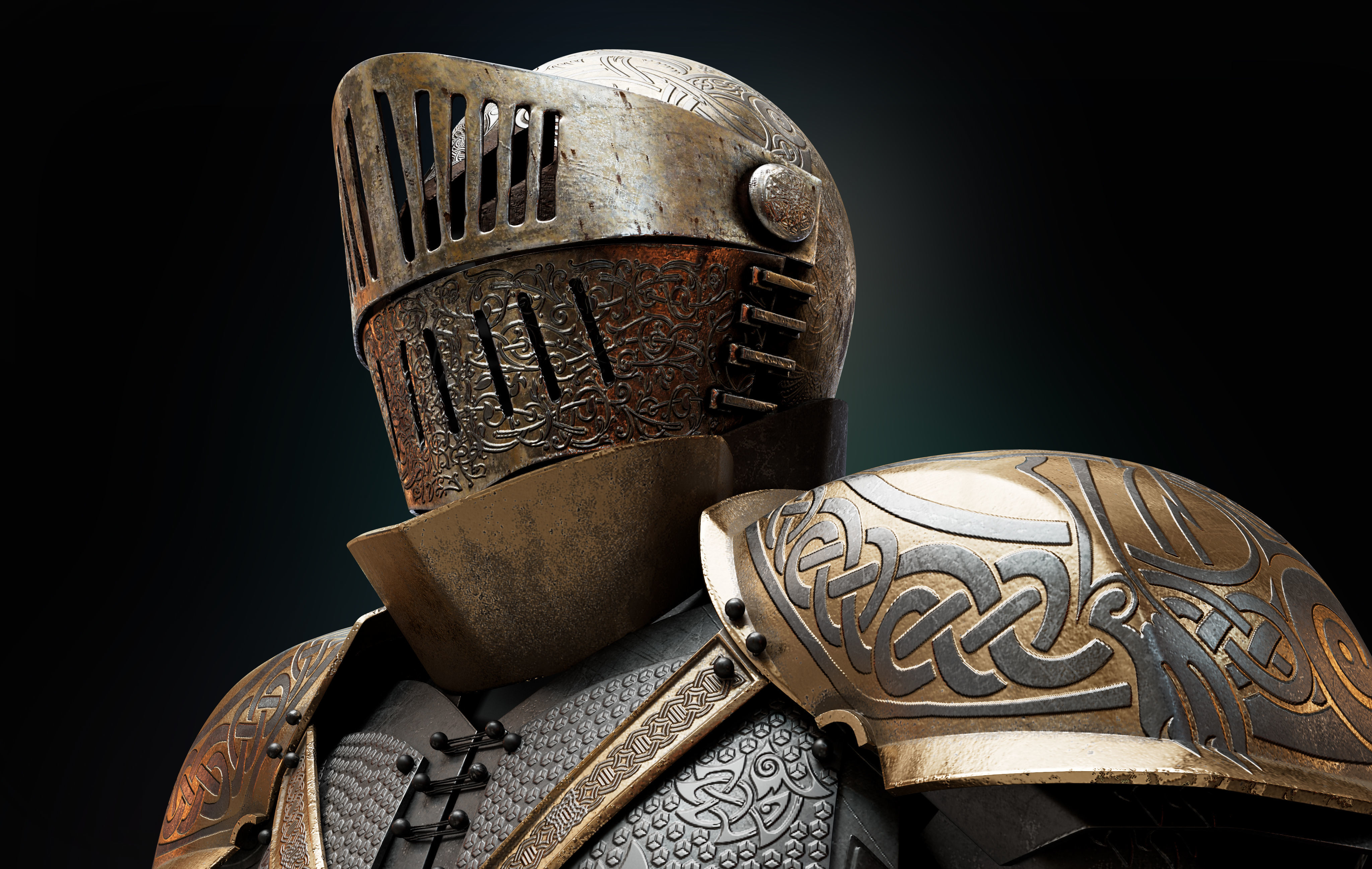 Armor Set 3D model_3
