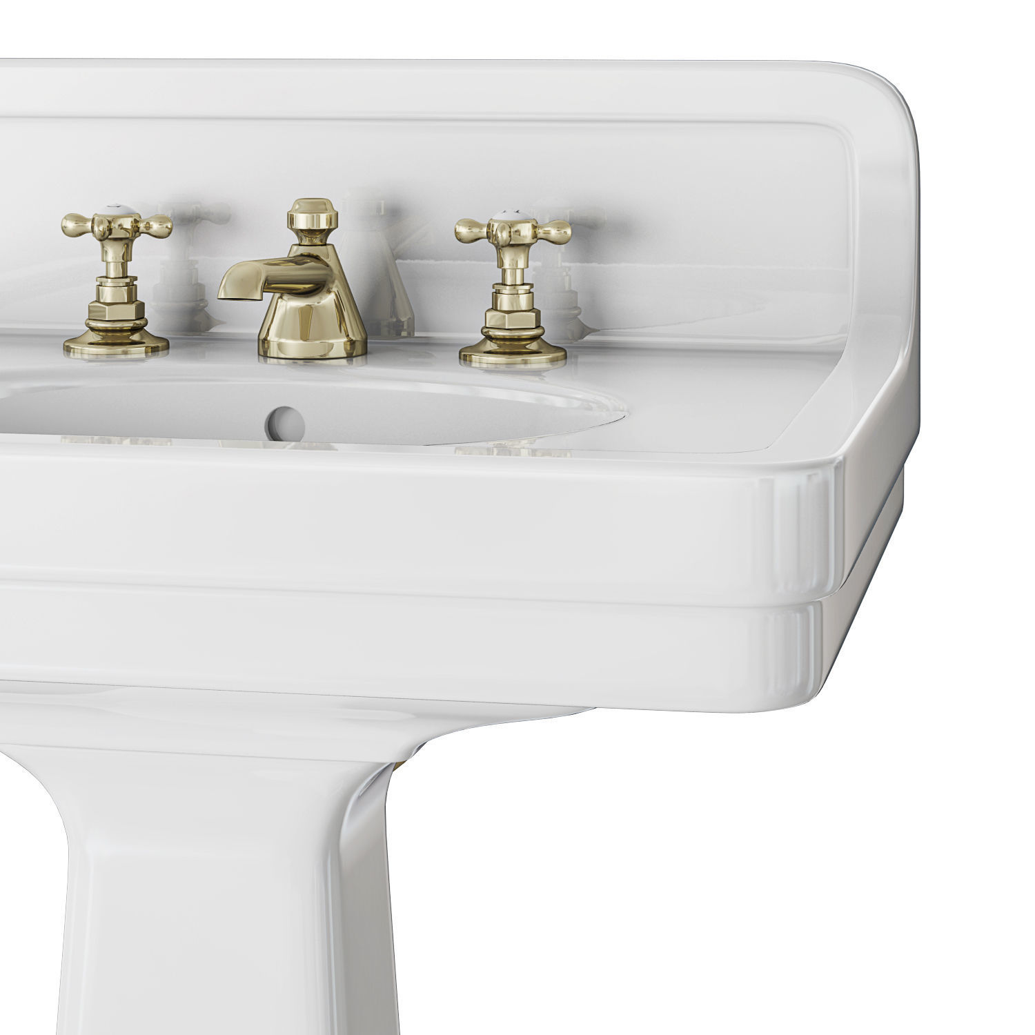 Waterworks Alden on pedestal 3D model_3