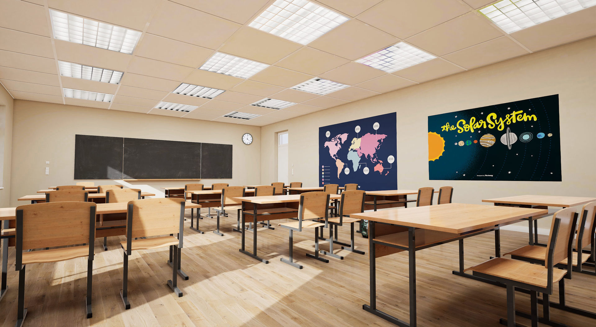 School Collection UE4 3D model_25
