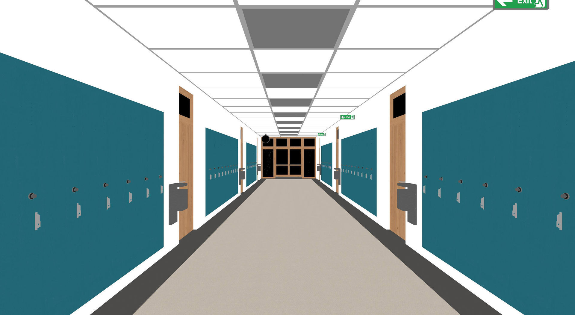 School Collection UE4 3D model_46