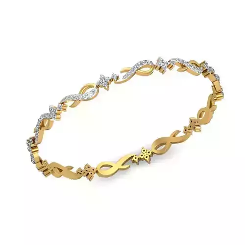 Women Bangles 3dm STL OBJ FBX Renders details