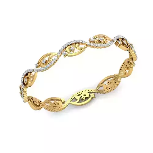 Women Bangles 3dm STL OBJ FBX Renders details