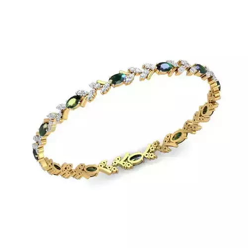 Women Bangles 3dm STL OBJ FBX Renders details