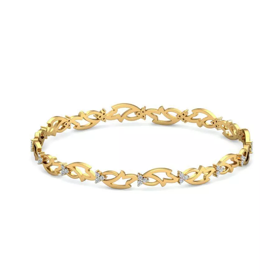 Women Bangles 3dm STL OBJ FBX Renders details 3D print model_0