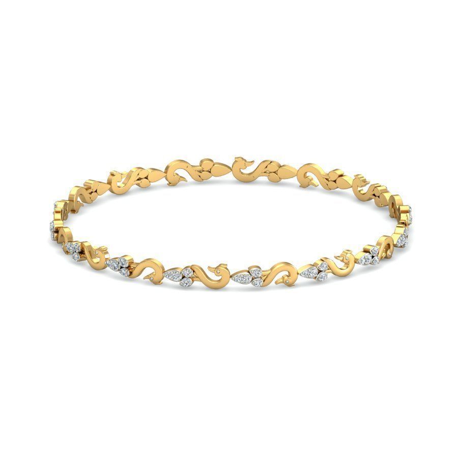 Women Bangles 3dm STL OBJ FBX Renders details 3D print model_3