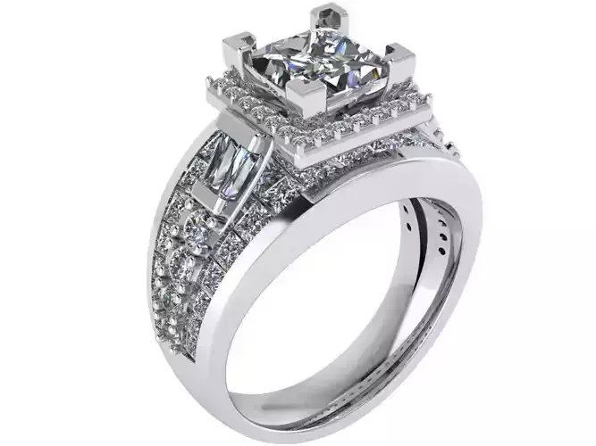 Princess Diamond Ring 1662
