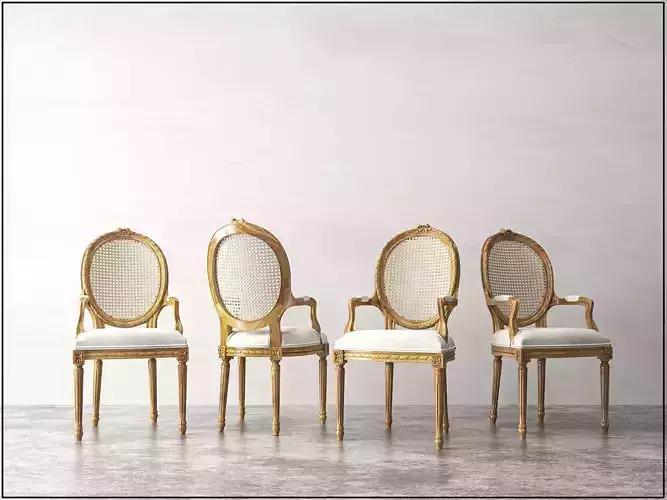 TABLE-CLASSICAL DINING TABLE 3D model