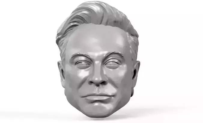 Elon Musk action figure portrait