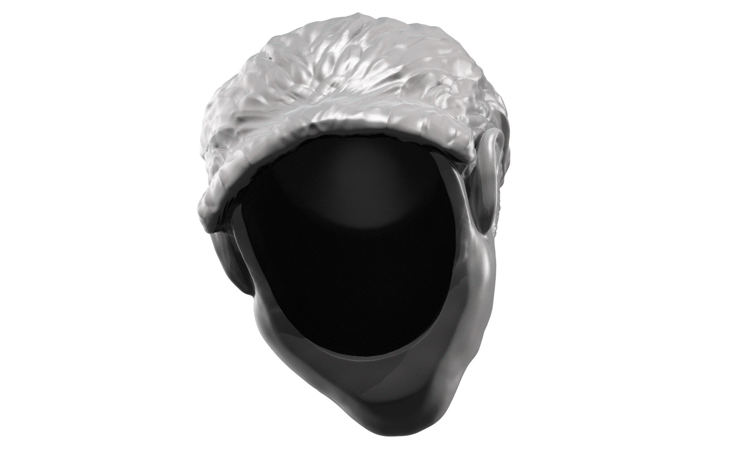 Elon Musk action figure portrait 3D print model_10