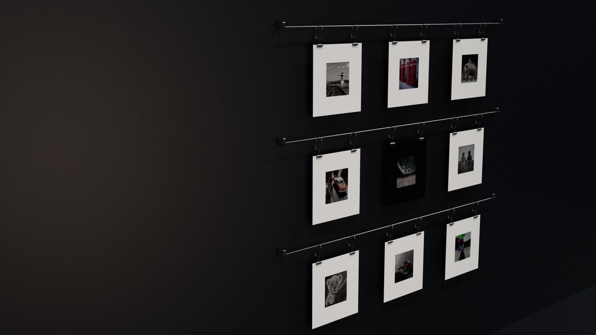 Photo Wall Deco Free low-poly 3D model_2