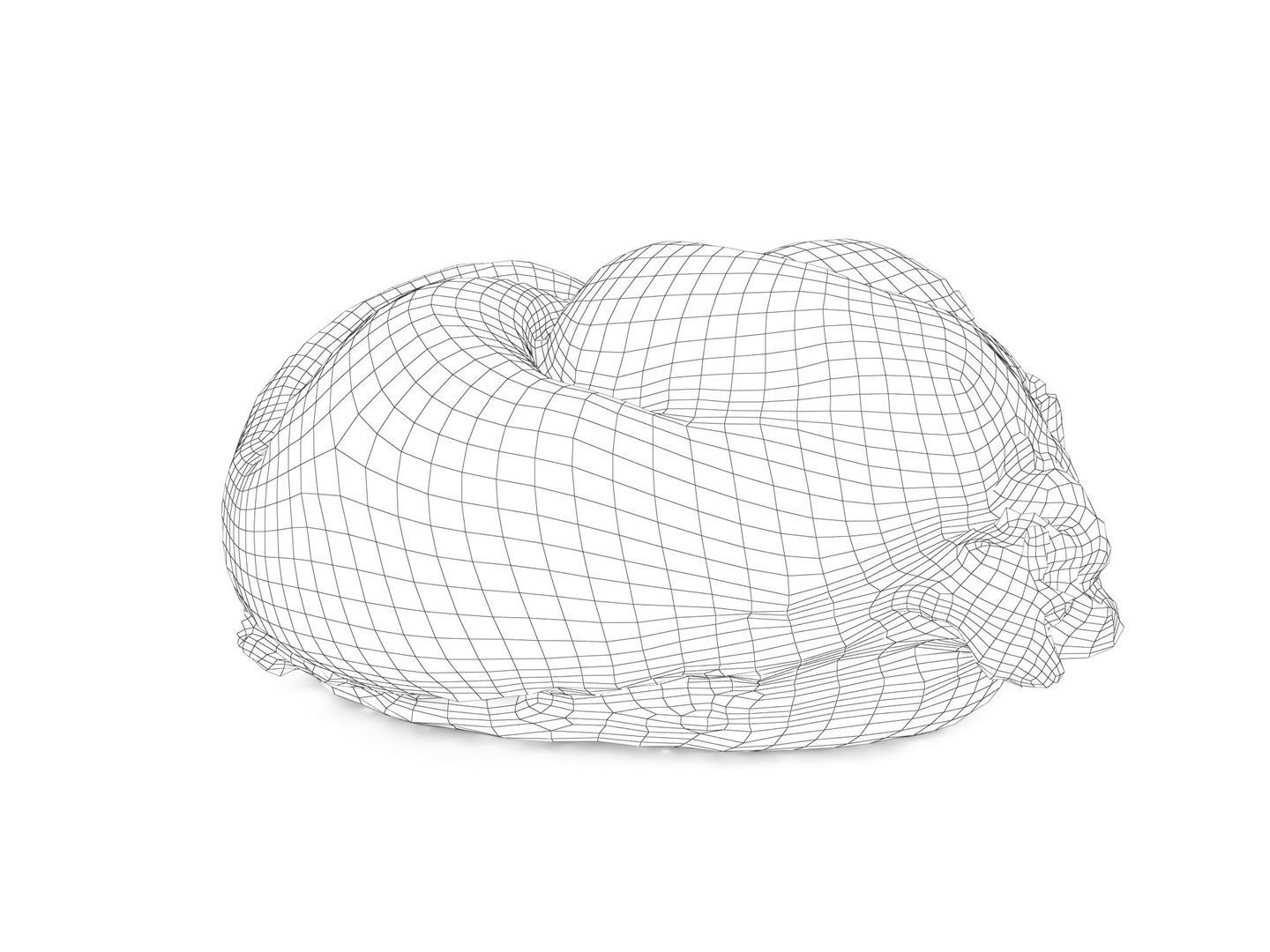 Bread Roll Semmel 3D model_13