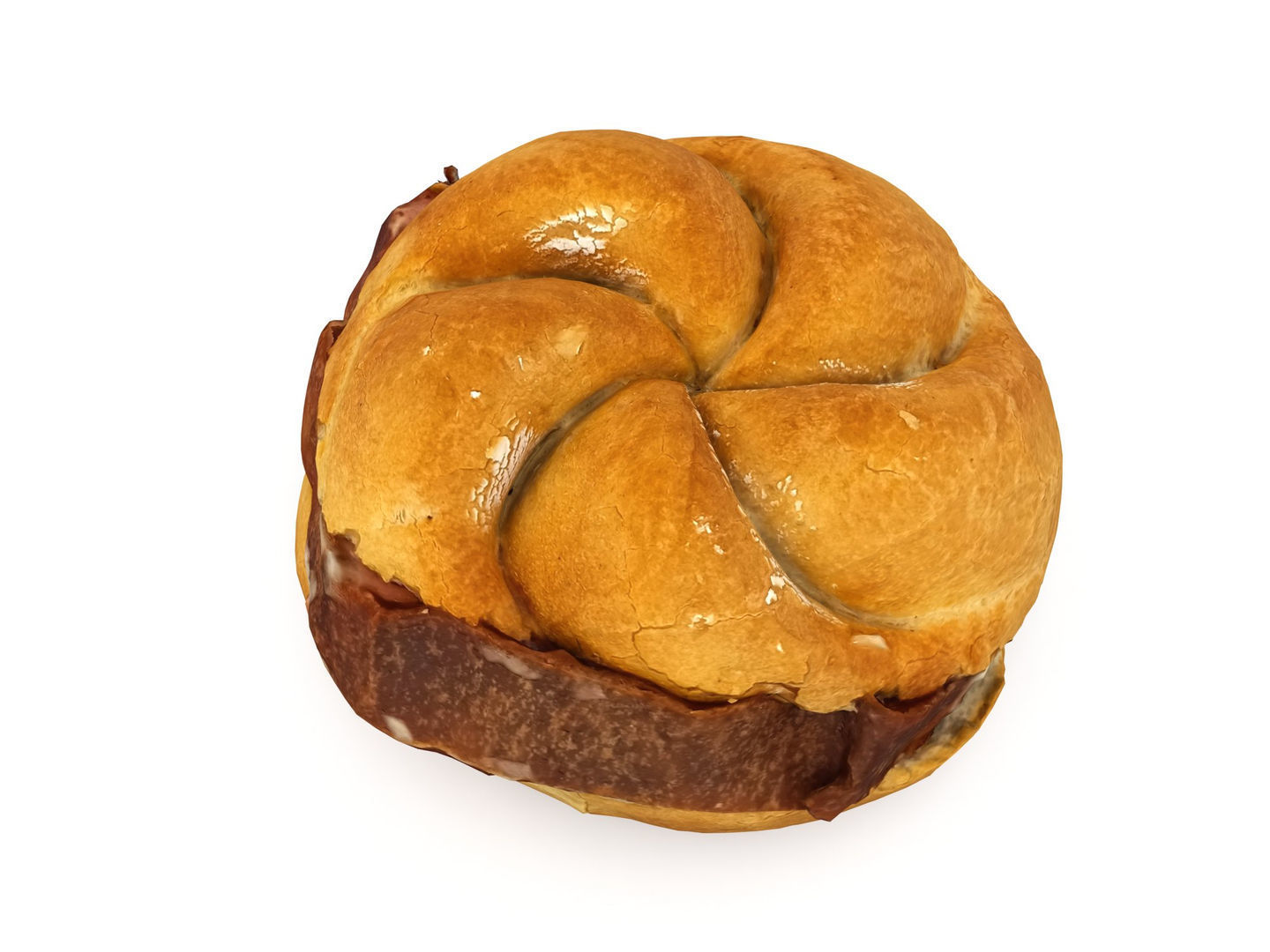 Bread Roll Semmel 3D model_8