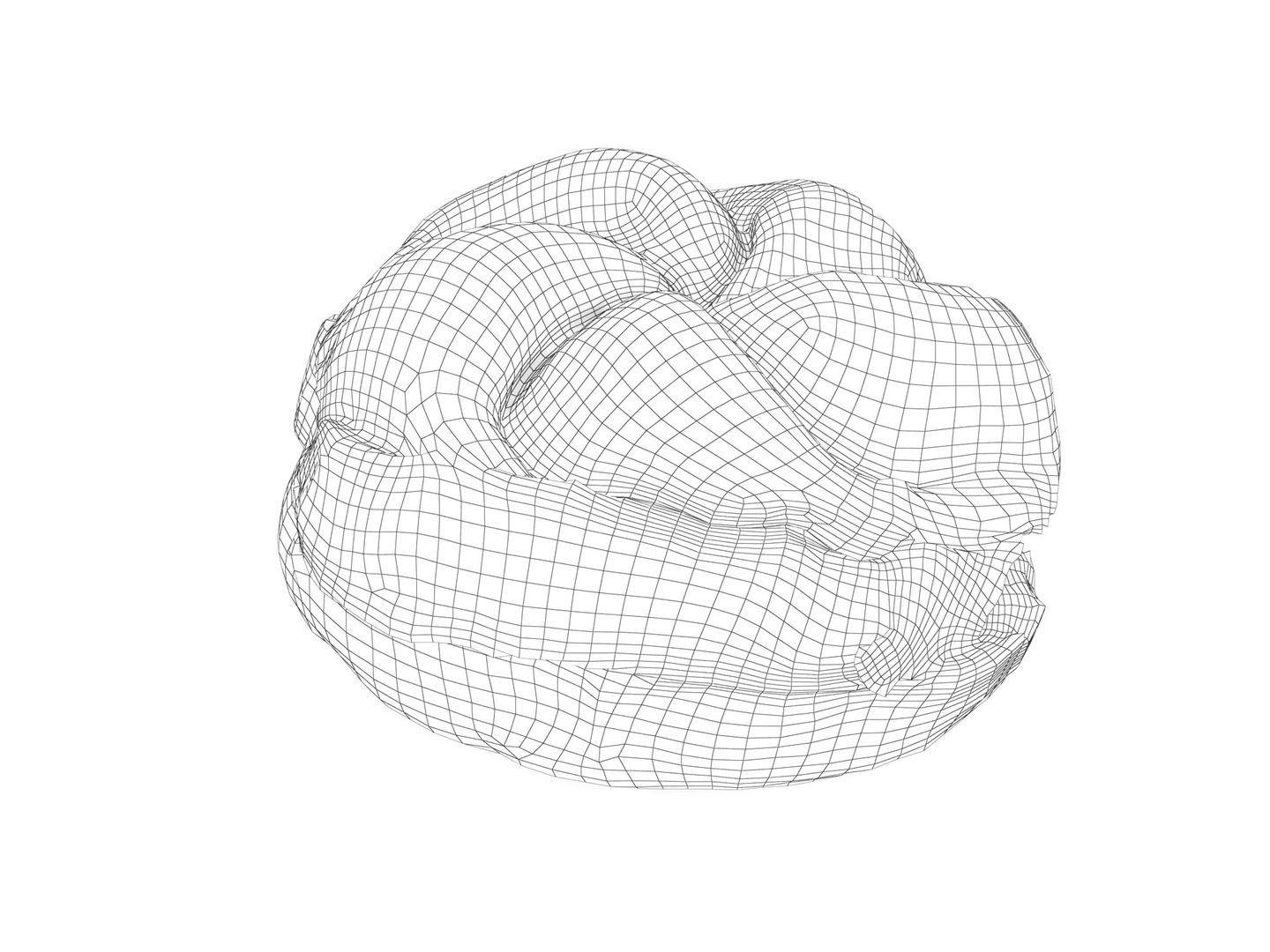 Bread Roll Semmel 3D model_16