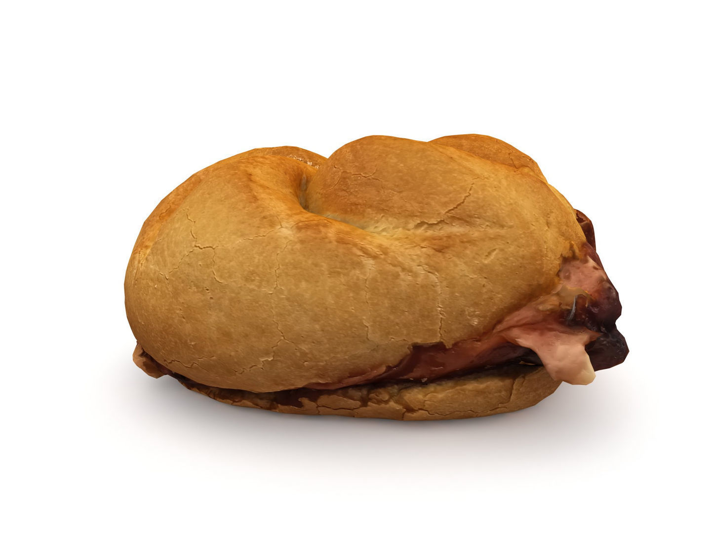 Bread Roll Semmel 3D model_4