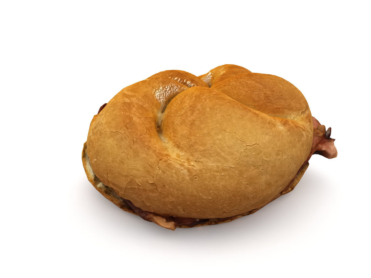 Bread Roll Semmel 3D model_5