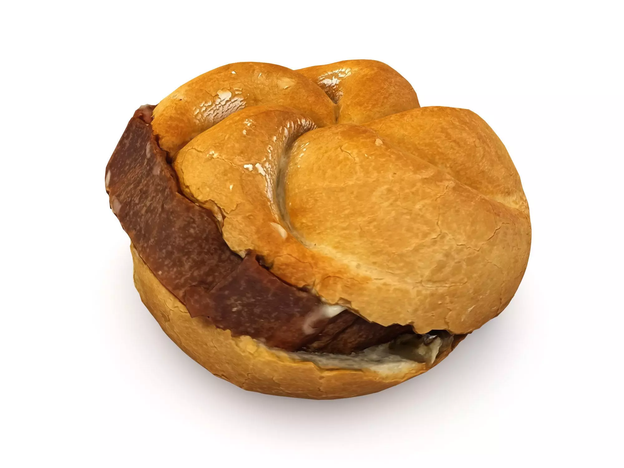 Bread Roll Semmel 3D model_0