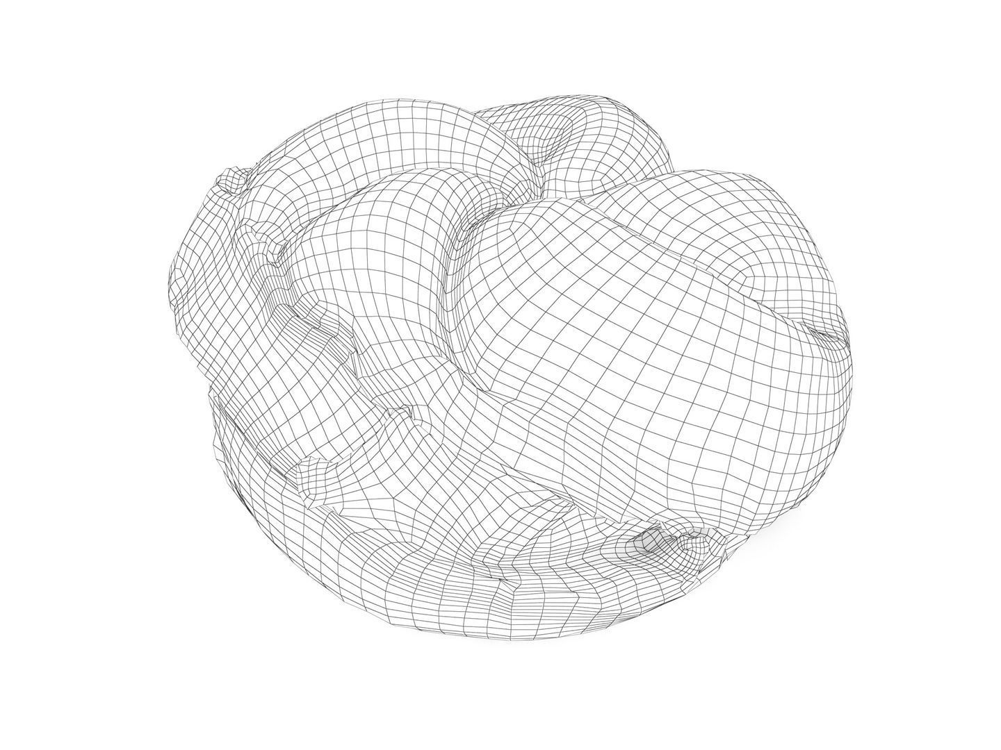 Bread Roll Semmel 3D model_9