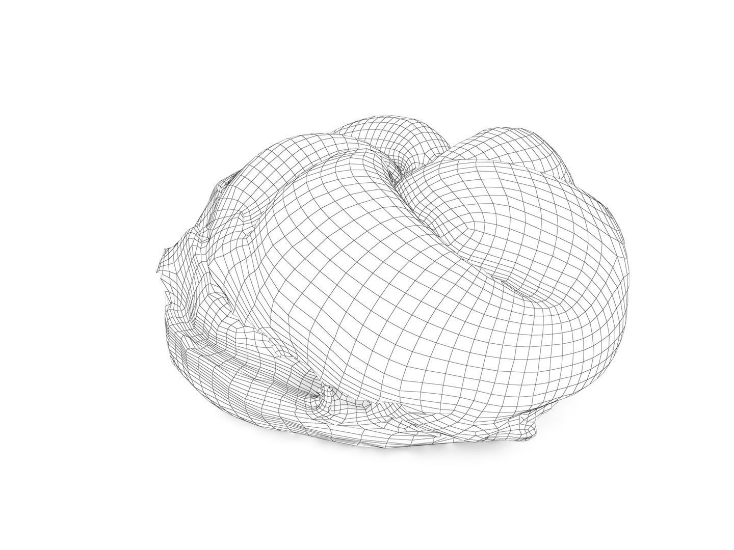 Bread Roll Semmel 3D model_15