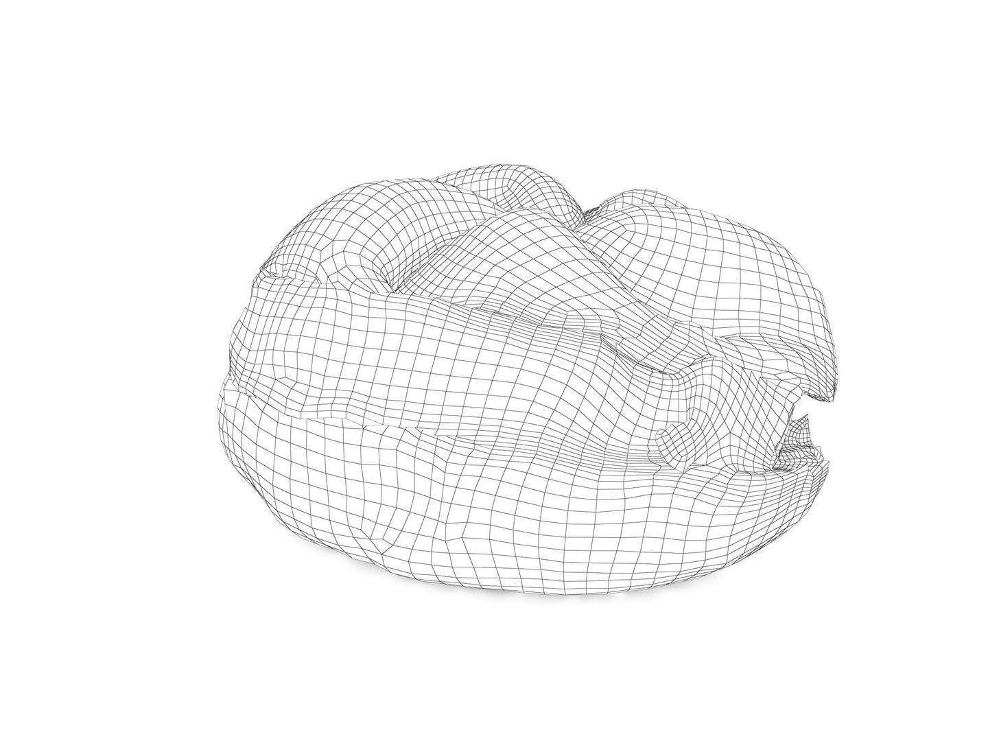 Bread Roll Semmel 3D model_10