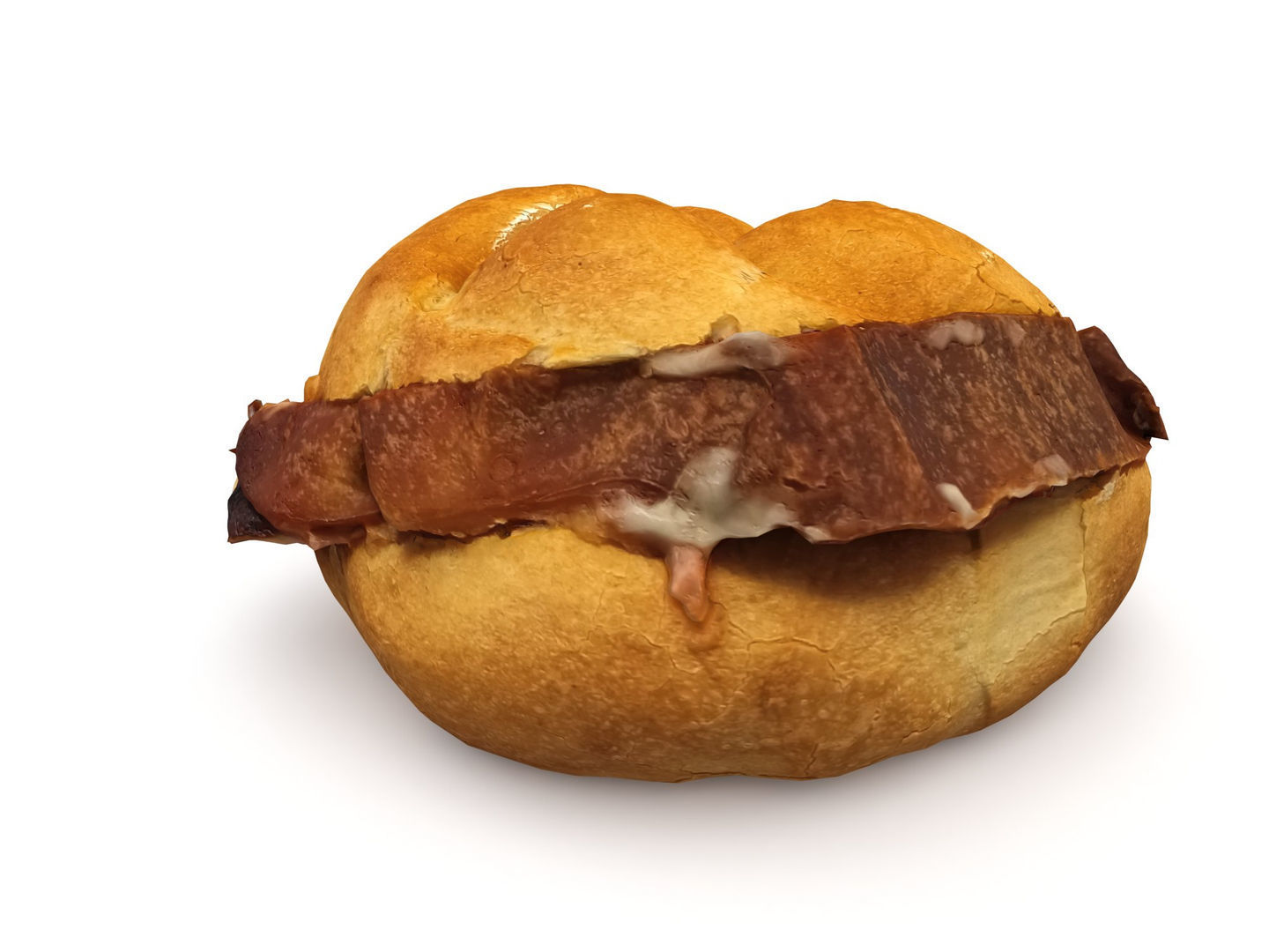 Bread Roll Semmel 3D model_2