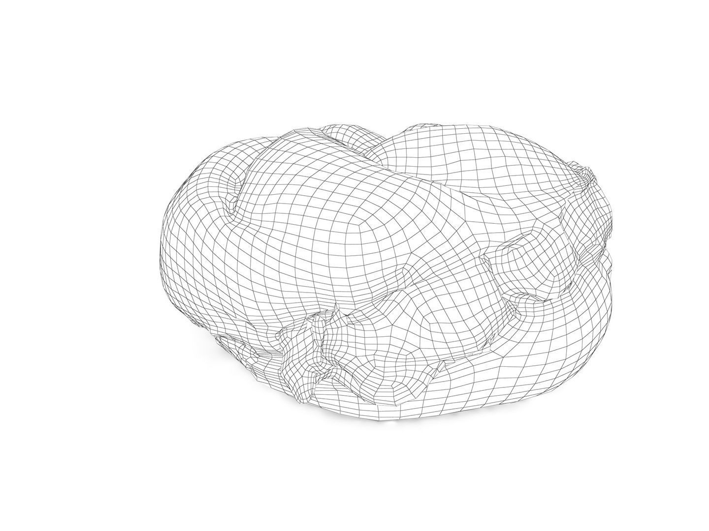 Bread Roll Semmel 3D model_12