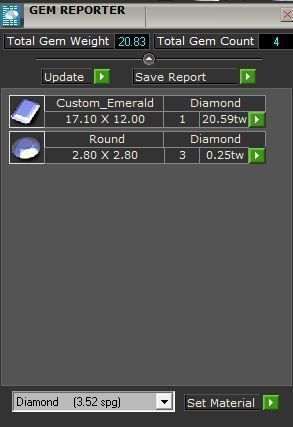 Emerald Pendant 1676 3D print model_8