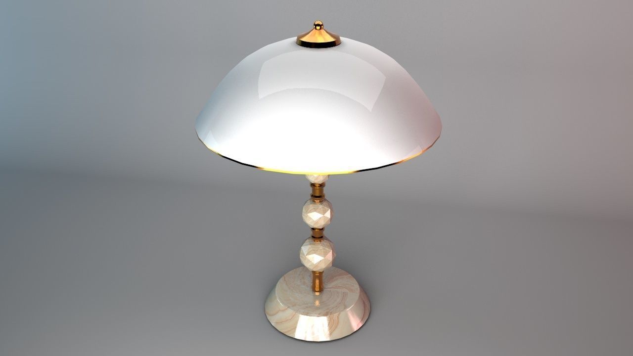 Table Lamp 3D model_2