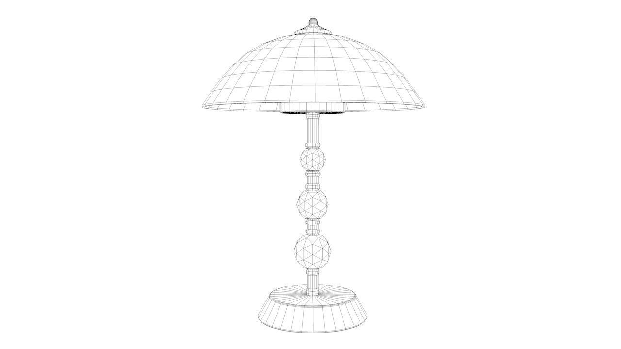 Table Lamp 3D model_3
