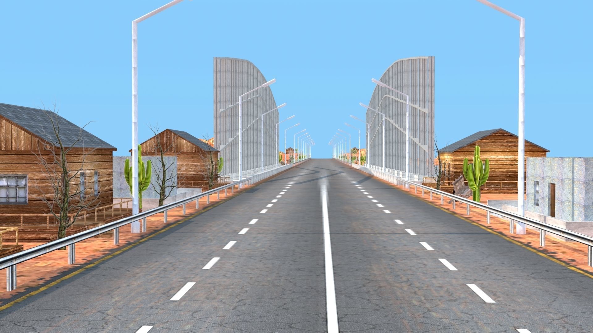 Desert Hill Racing Adventure 3D Model 2025 Low-poly 3D model_19