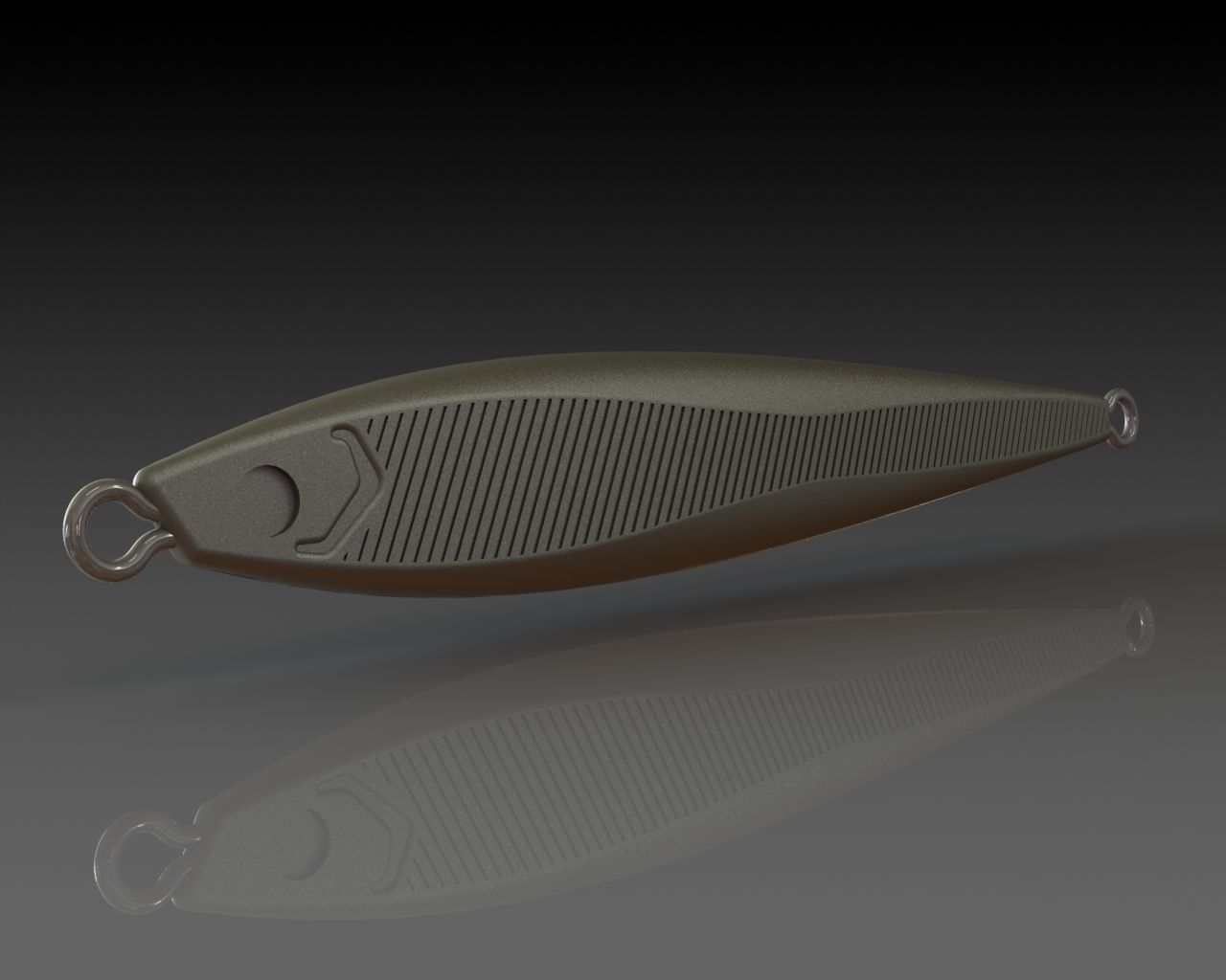 Pilker model and mold 70g 98mm 3D printable 3D print model_3